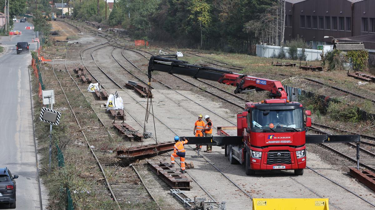 les voies de l’historique faisceau ferroviaire ont (presque) toutes disparu