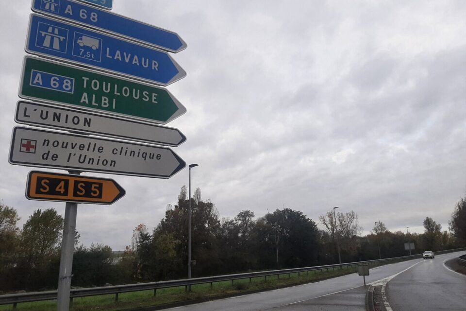 La M59 permet d'accéder à l'autoroute A 68, mais aussi de se rendre à l'Union, et notamment à Calicéo, depuis la zone commerciale de Balma-Gramont.