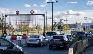 la trémie du pont Simone-Veil rouvre plus vite que prévu grâce à un portique provisoire