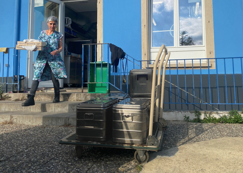 Préparation repas Abribus