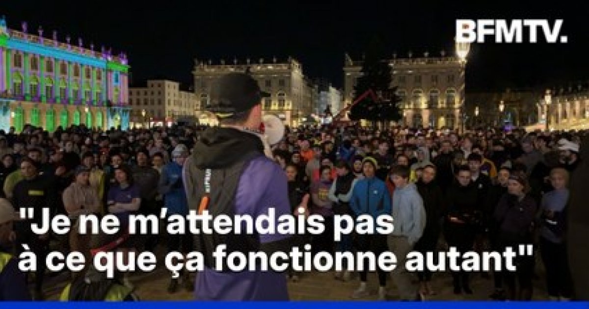 ROBIN DE BFM - À Nancy, ils sont plus de 500 à courir ensemble chaque mardi : Actualités