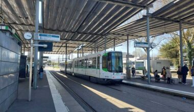 la circulation des trams interrompue pendant une heure
