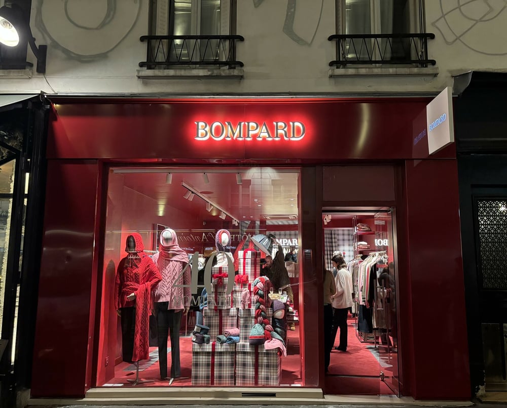 Boutique Bompard au 7, rue de Charonne