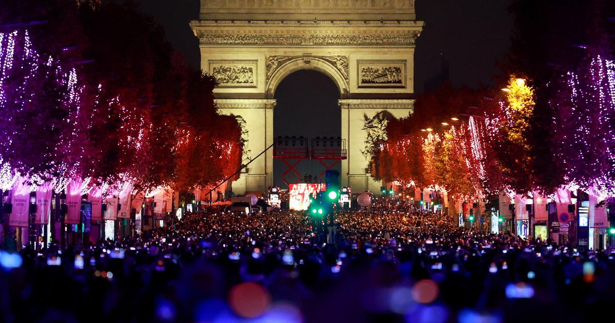 Découvrez les images des illuminations sur les Champs-Élysées