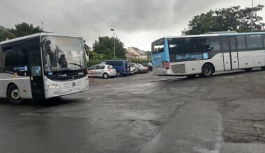 mouvement social et bus à l’arrêt en vue dans le Sud-Yvelines