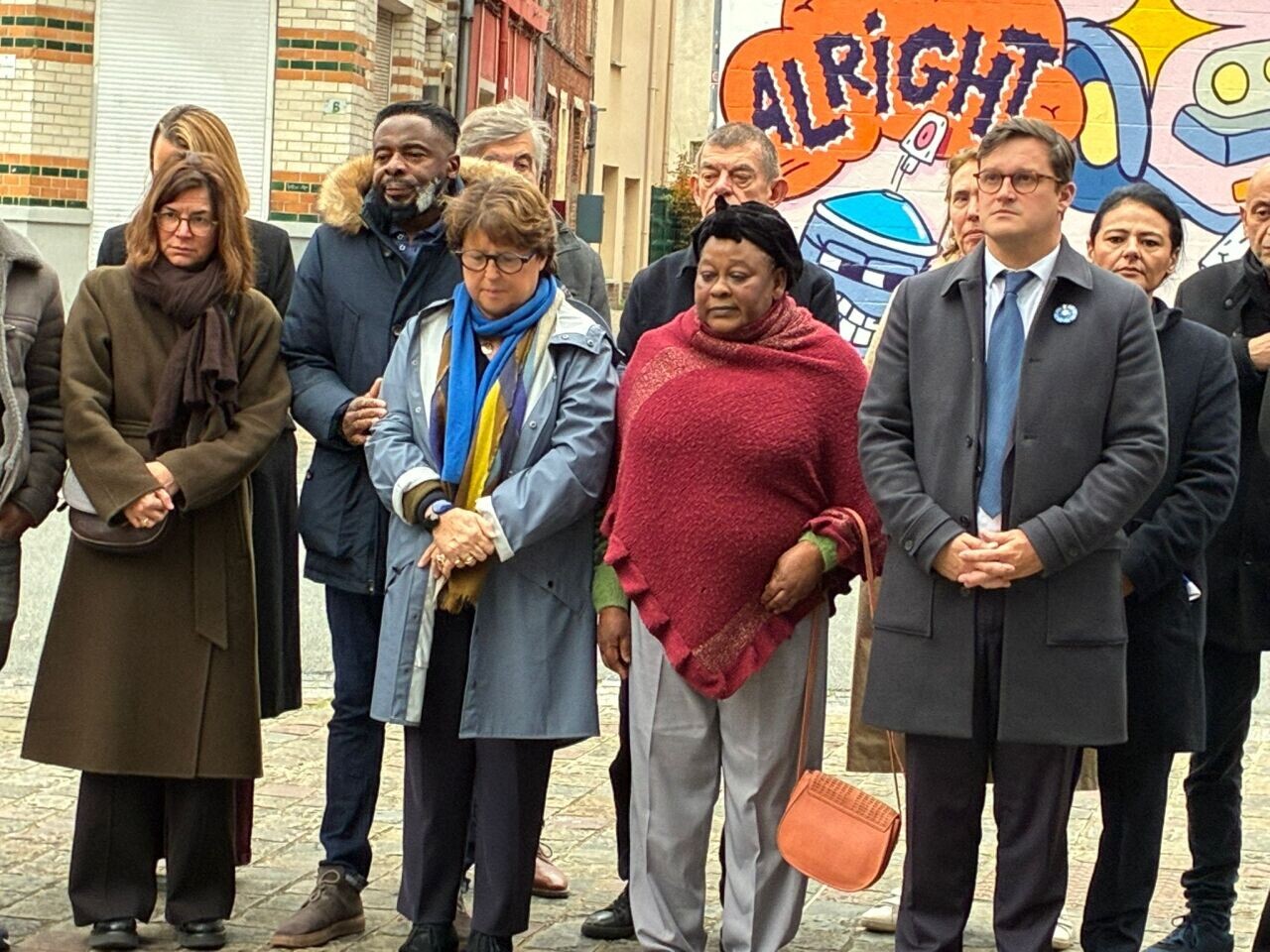 L'IMAGE. Lille rend hommage à Ludovic Boumbas, tué lors des attentats du 13 novembre