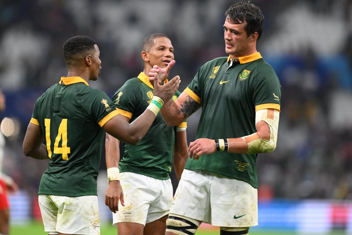 Le carton rouge du Sud-Africain Franco Mostert contre l'Italie annulé - L'Équipe