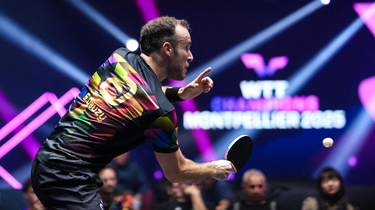 WTT Champions de Montpellier : fin du rêve pour Simon Gauzy, éliminé aux portes des demi-finales