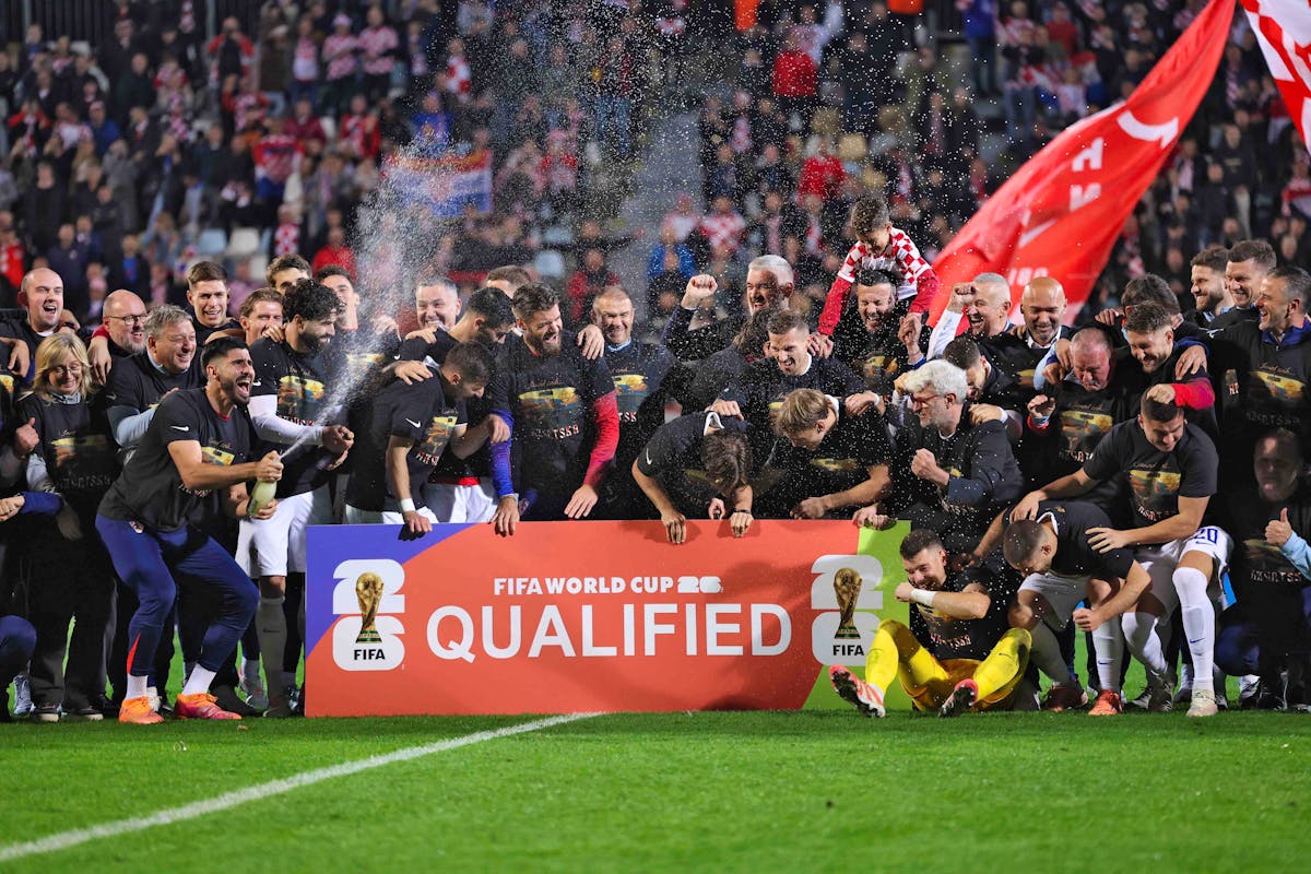 La joie des Coates après la rencontre, vendredi à Rijeka. La joie des Coates après la rencontre, vendredi à Rijeka.