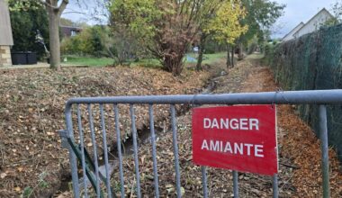 un gros chantier pour entretenir les berges amiantées de cette rivière