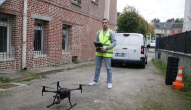 Avec ses drones, Naël veut diversifier les activités de son entreprise Drone Skyliner