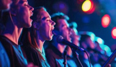 des choristes de Caen vont chanter avec les élèves sur le plateau de TF1
