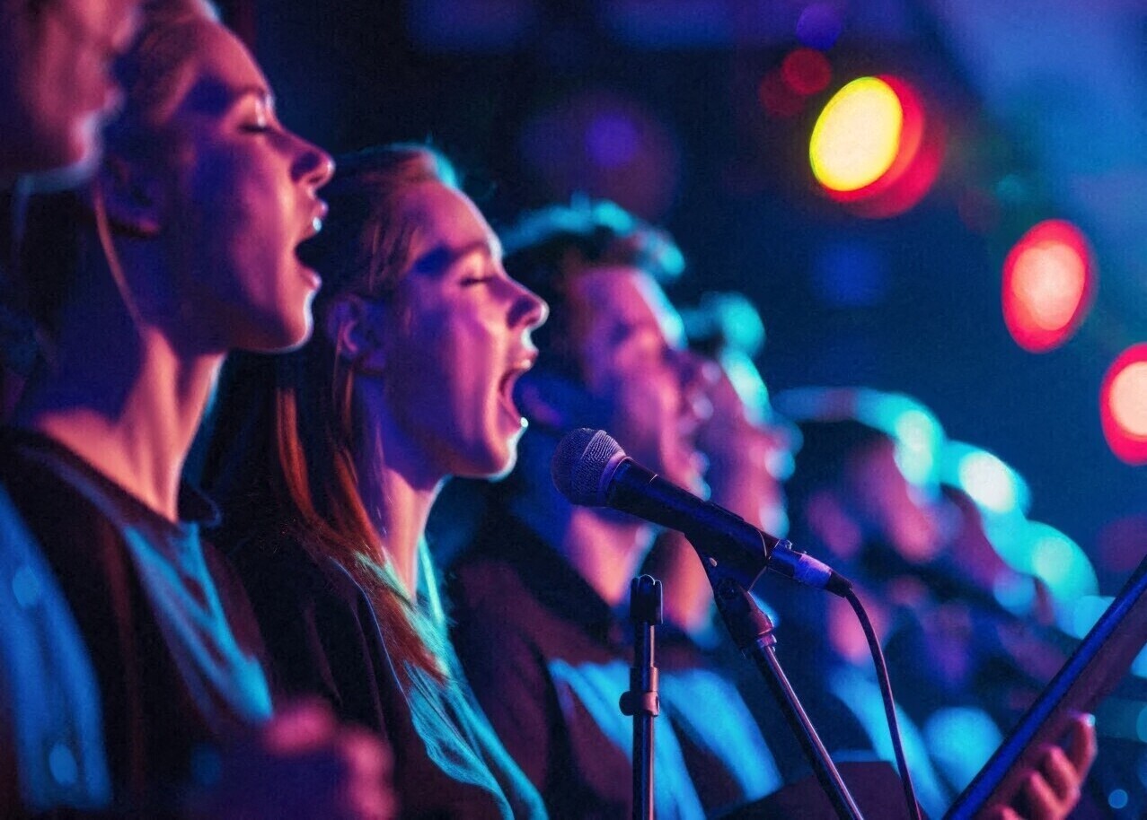 des choristes de Caen vont chanter avec les élèves sur le plateau de TF1