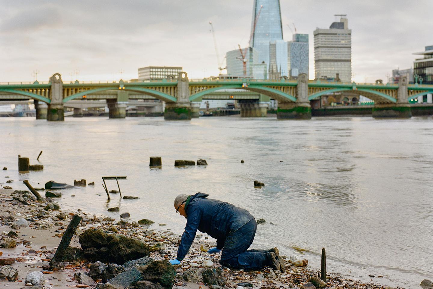 A Londres, les pêcheurs de trésors de la Tamise