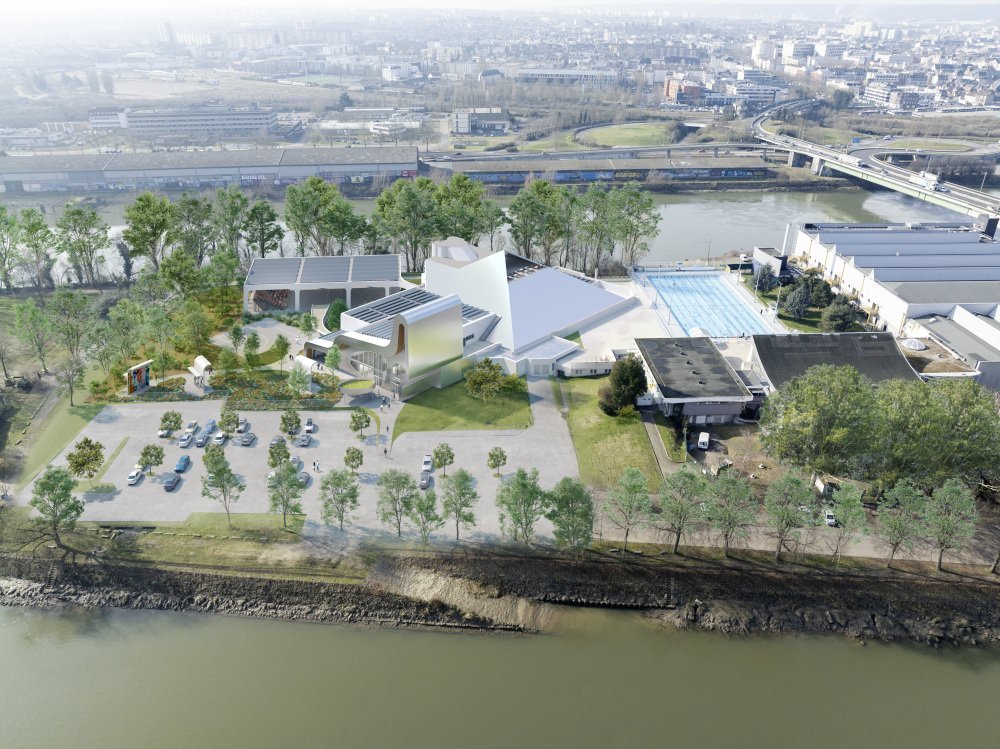 Les Rouennais pourront deviner la forme pyramidale de la structure au loin.