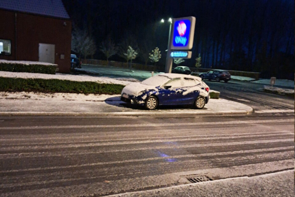 Ici à Bernissart, en Belgique, à la frontière avec le Nord.
