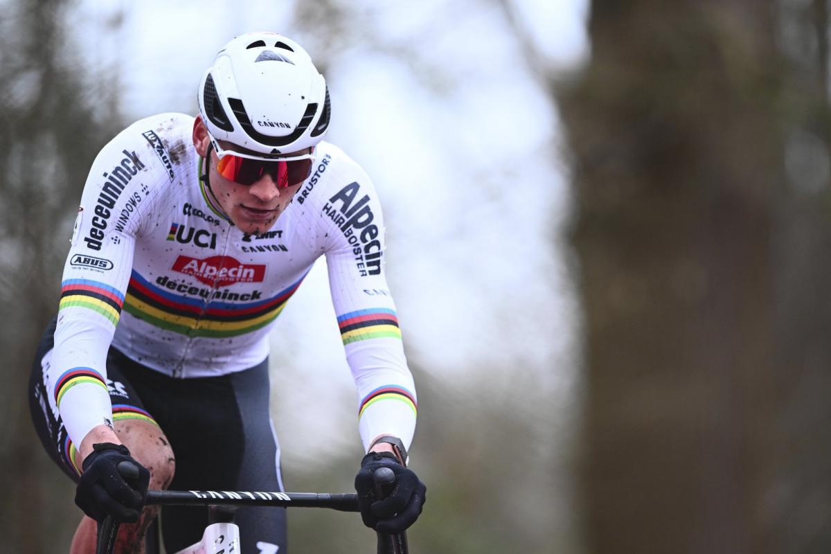 Mathieu Van der Poel dévoile son programme de cyclo-cross, avec l'objectif de décrocher un 8e titre mondial