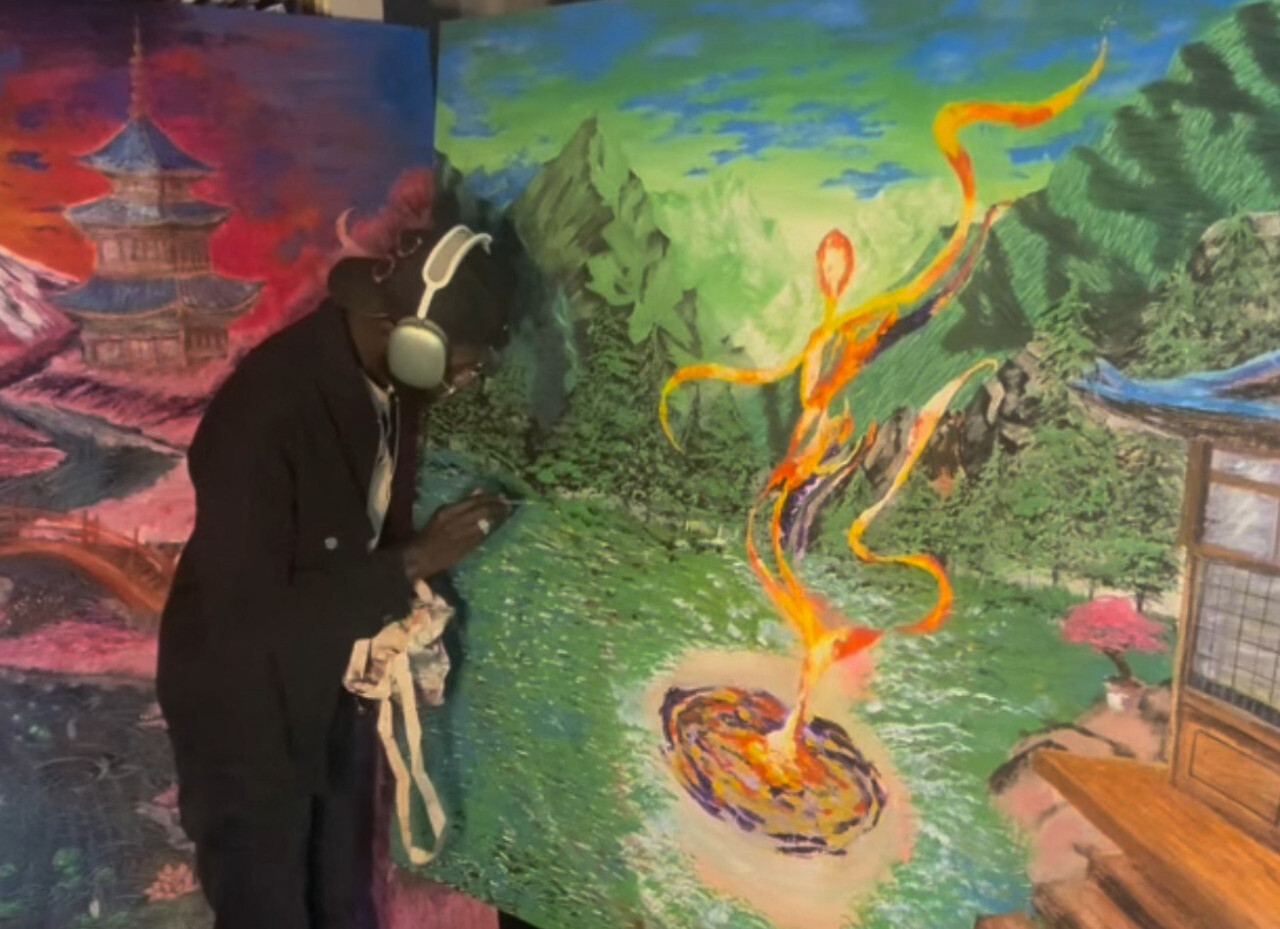 Madi, le « Van Gogh des Mureaux », fait chavirer la toile