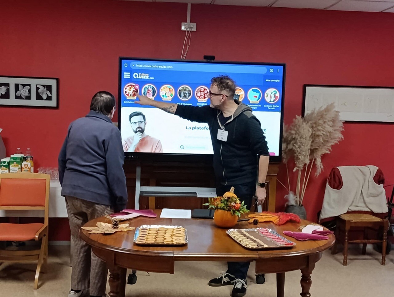 la résidence seniors Beaumont se dote d’un écran tactile géant