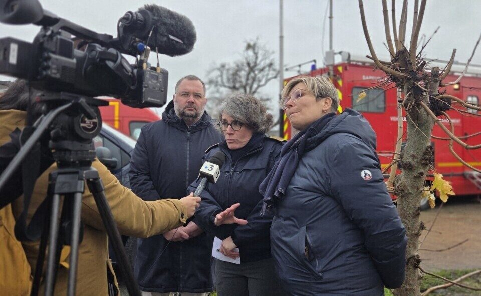 Un point presse a été organisé dans l'après-midi.