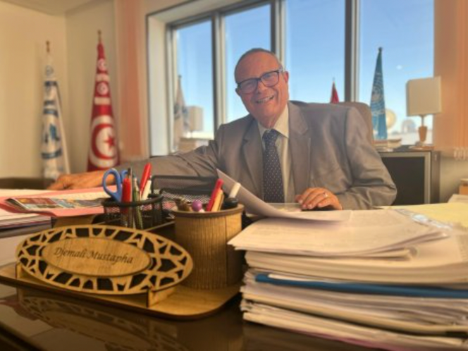 Un portrait de Mustapha Djemali diffusé par Amnesty International.