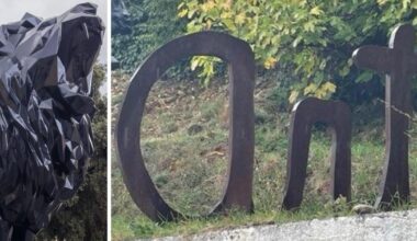 art, l’œuvre de Ben va remplacer le lion d’Orlinski