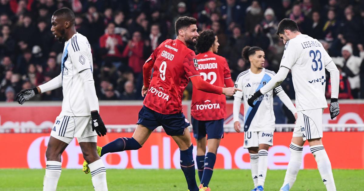 Lille renverse le Paris FC, l’éternel Giroud voit double
