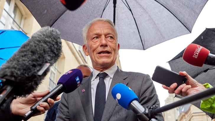 Photo d’illustration  de Patrick Martin, président du Mouvement des entreprises de France (Medef), le 24 septembre 2025.