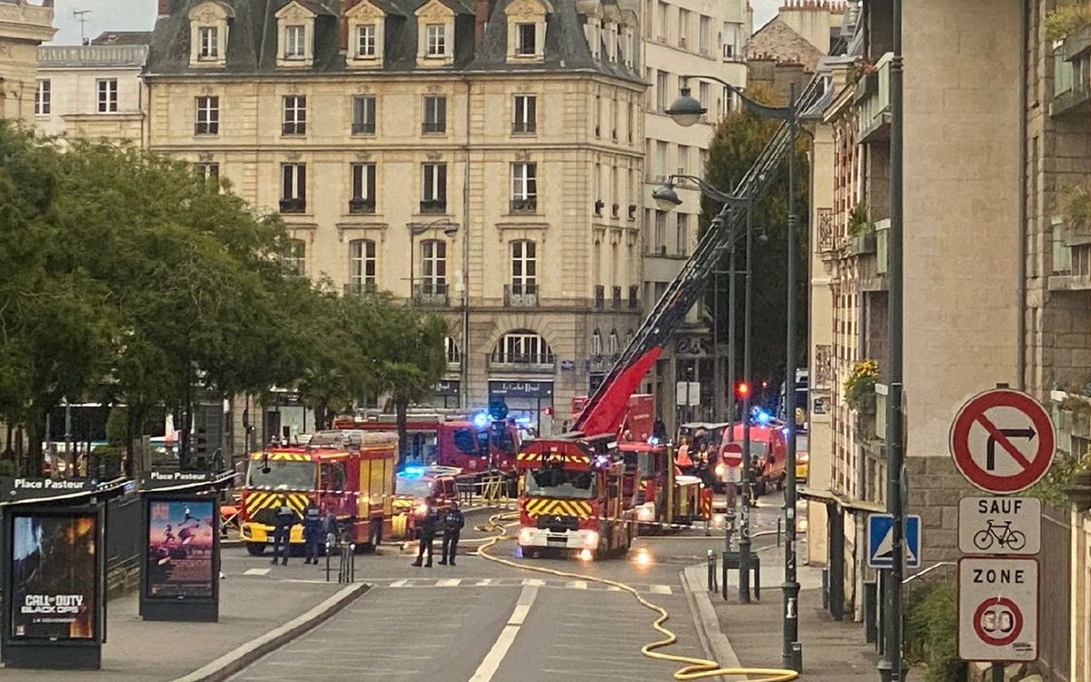 Incendie dans le centre de Rennes : trois appartements endommagés par le feu [Vidéo]