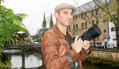 Il a photographié Brad Pitt, Uma Thurman, Tom Cruise et les stars de Cannes : Matthieu Munoz vient de s’installer à Quimper