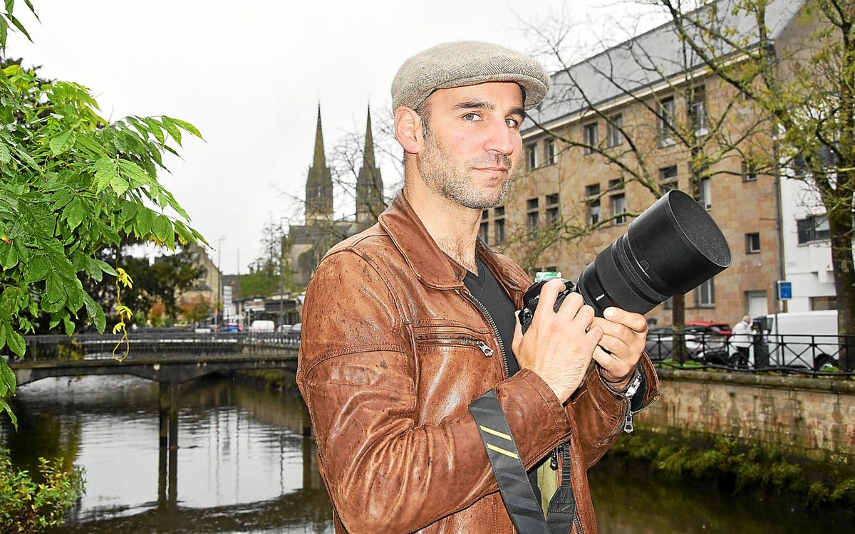 Il a photographié Brad Pitt, Uma Thurman, Tom Cruise et les stars de Cannes : Matthieu Munoz vient de s’installer à Quimper