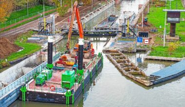 Elle pèse 50 tonnes : à Rennes, la « grignoteuse flottante » va bientôt commencer à dévorer le parking Vilaine