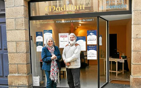 Avec leur entreprise Maddom, Sandrine et Loïc Grosman proposent une large palette de services à domicile.