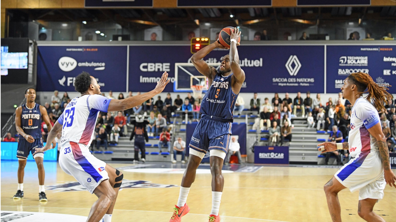 le Poitiers Basket 86 enchaîne face à Rouen