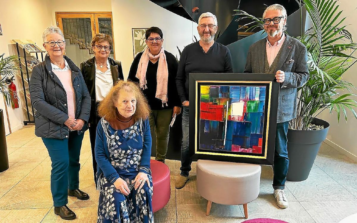 La commune de Sizun reçoit une toile de l’artiste peintre Claude Le Ber décédé en février 2025