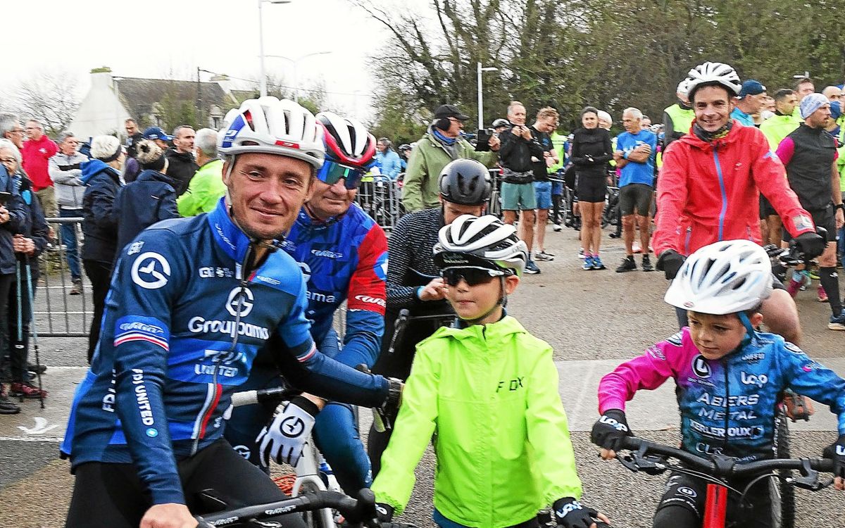 À Ploudalmézeau, 530 participants aux côtés des champions cyclistes à la Val Madouas [Diaporama]