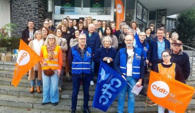 « Ça fonctionne bien ainsi » : À Landerneau, les salariés de Groupama veulent conserver deux jours de télétravail