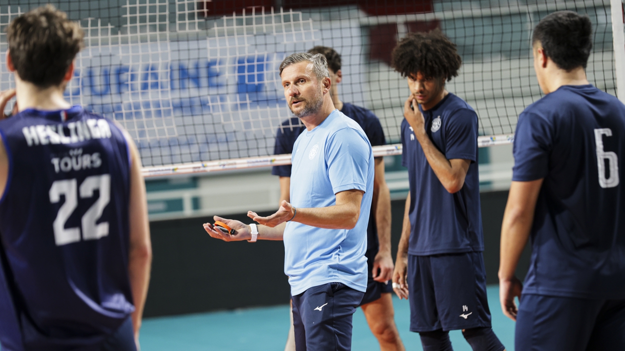 Igor Juricic a pris ses fonctions au Tours Volley-Ball