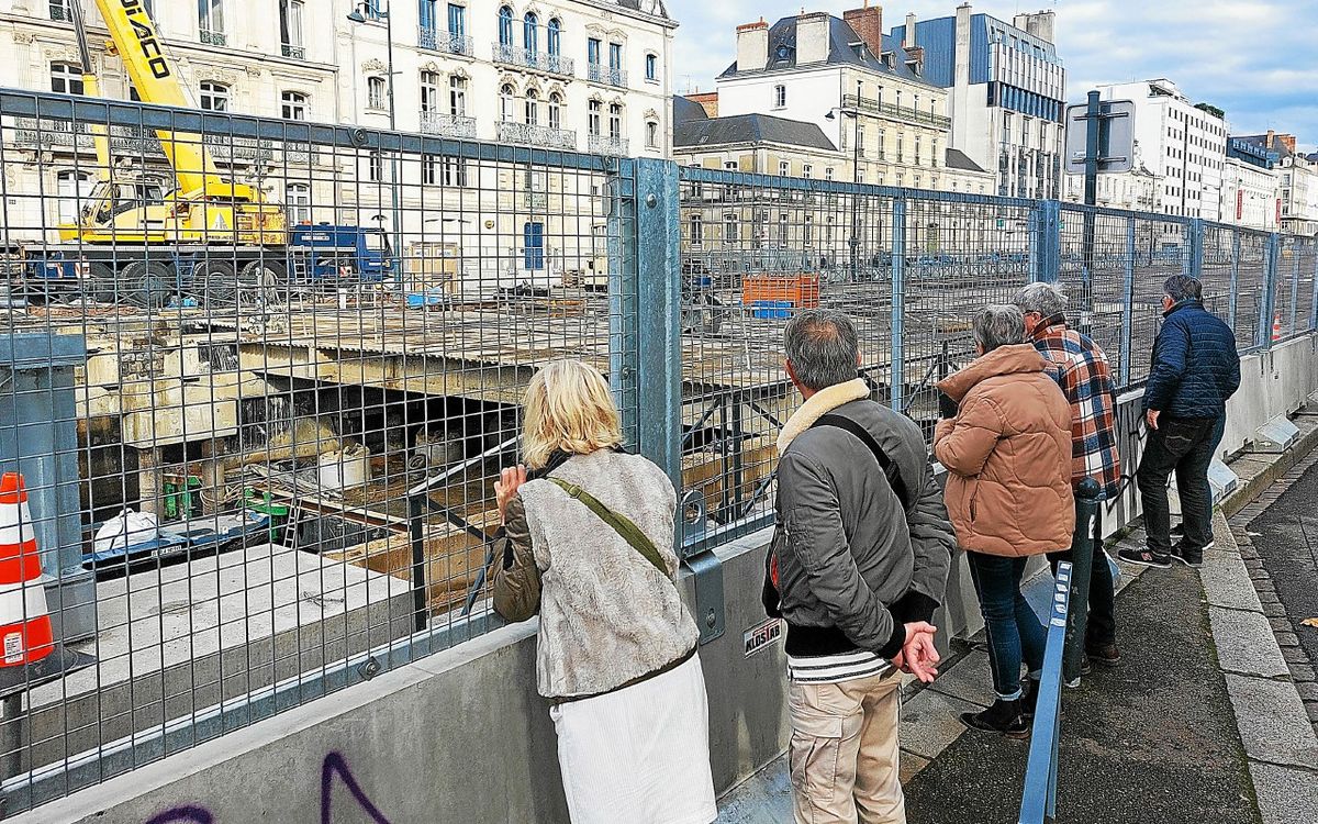 « C’est très impressionnant » : ce chantier du centre de Rennes attire les curieux