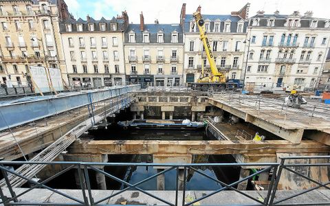 « Quand on est venus la première fois il n’y avait rien. Là on commence à voir l’avancée avec ce trou sur la Vilaine ».