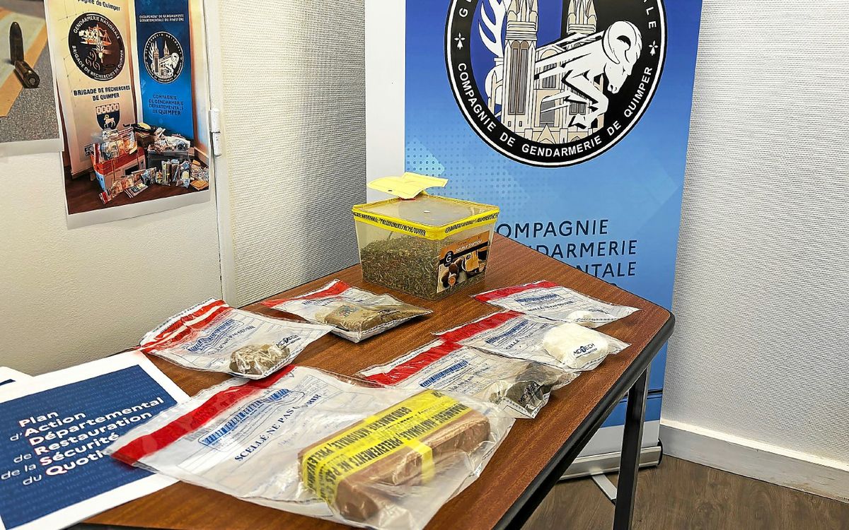 103 000 € de drogues, 40 000 € de véhicules et d’argent saisis… « déferlante » anti-stupéfiants des gendarmes de Quimper