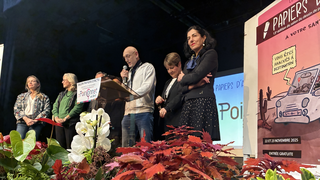 Dix ans après le Bataclan, le salon Papiers d’actu continue de "défendre l’art de réfléchir" dans l’Indre