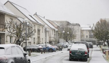 l’Île-de-France en vigilance orange neige et verglas ce samedi soir, le Poitou et le Centre-Val de Loire en jaune
