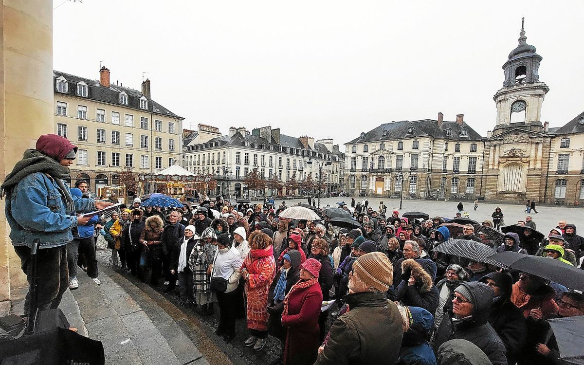 « Il faut afficher notre soutien » environ 200 personnes réunies à Rennes en hommage à Mehdi Kessaci tué à Marseille