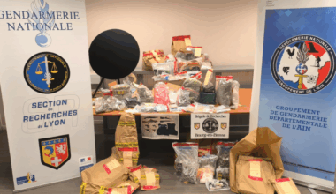 un réseau démantelé par la S.R. de Lyon dans l’Ain