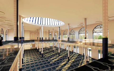 Voici à quoi devait rassembler la future mosquée El Amal en lisière du parc des Gayeulles, à Rennes.