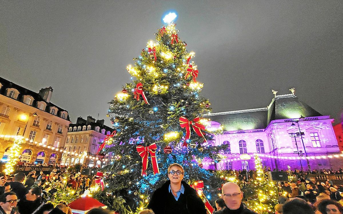Avec 1 000 décors lumineux, voici à quelle heure débutent les illuminations de Noël à Rennes