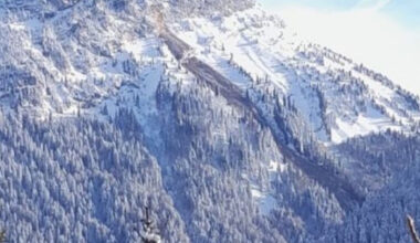 des chemins de randonnée coupés après un éboulement nocturne