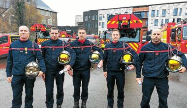 « C’était un violent feu d’appartement » : des pompiers rennais mis à l’honneur après le sauvetage d’une victime