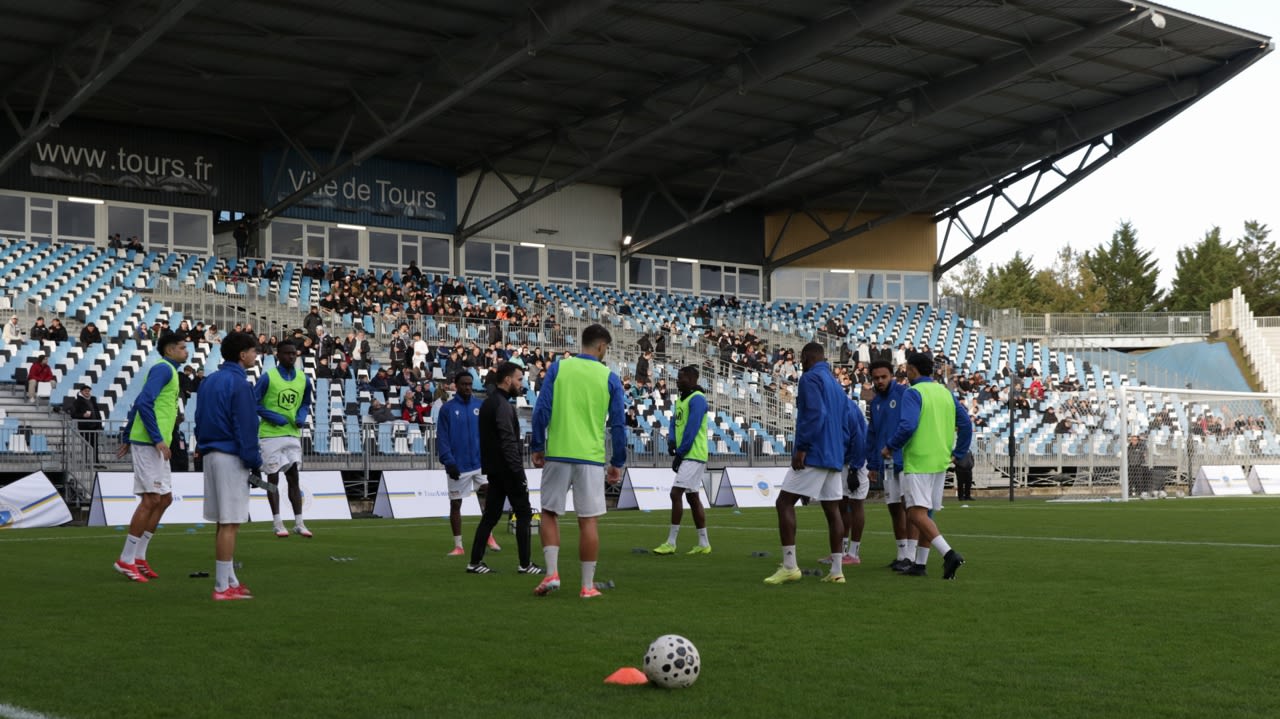 Les Tourangeaux sont à l’échauffement.
